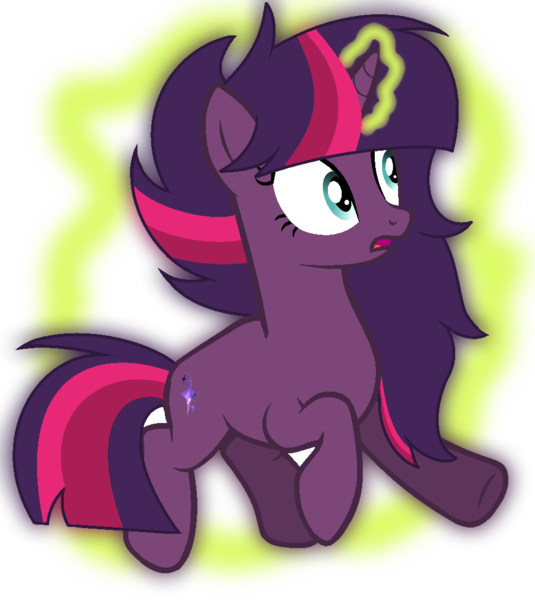 Size: 938x1051 | Tagged: safe, artist:thesmall-artist, derpibooru import, oc, oc:galaxy sparkle, unofficial characters only, pony, unicorn, base used, female, glow, glowing horn, levitation, magic, magical lesbian spawn, mare, next generation, offspring, parent:tempest shadow, parent:twilight sparkle, parents:tempestlight, self-levitation, simple background, solo, telekinesis, transparent background