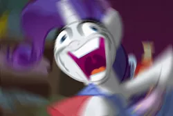 Size: 680x458 | Tagged: blurry, derpibooru import, edit, edited screencap, faic, fame and misfortune, humanity fuck no, insanity, meme, oh god, rarisnap, rarity, run, safe, screencap, stress sewing, why i'm creating a gown darling