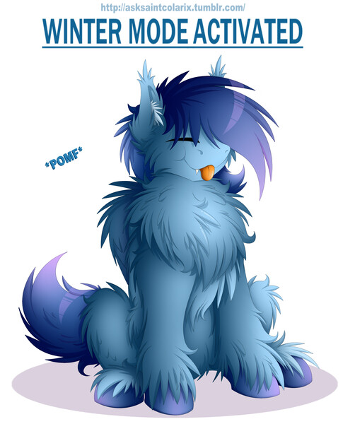 Size: 2550x3050 | Tagged: safe, artist:colarix, derpibooru import, oc, oc:johan, unofficial characters only, bat pony, pony, :3, :p, :t, belly fluff, cheek fluff, chest fluff, ear fluff, excessive fluff, eyes closed, fangs, fluffy, impossibly large chest fluff, leg fluff, male, pomf, shoulder fluff, silly, simple background, smiling, solo, stallion, tongue out, unshorn fetlocks, white background, wing fluff, winter fluff