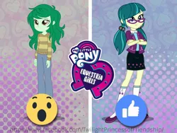 Size: 2048x1536 | Tagged: safe, derpibooru import, juniper montage, wallflower blush, equestria girls, equestria girls series, forgotten friendship, spoiler:eqg specials, facebook reactions