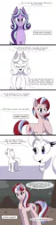 Size: 1200x4735 | Tagged: safe, artist:jase1505, deleted from derpibooru, derpibooru import, starlight glimmer, oc, oc:astrid quartz, oc:cherry quartz, pony, unicorn, comic:spiraling together, alternate hairstyle, alternate universe, comic, sunjackspiral