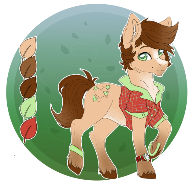 Size: 1554x1478 | Tagged: safe, artist:serenity, derpibooru import, ivy, oc, accessories, adoptable, hooves, horseshoes, male, poison ivy, reference sheet, solo, stallion