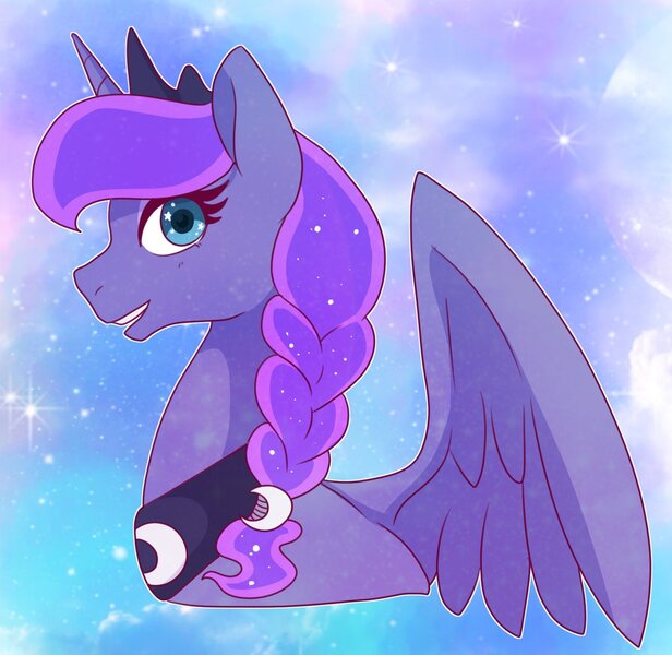 Safe Artist Hosikawa Derpibooru Import Princess Luna Alicorn Pony Alternate