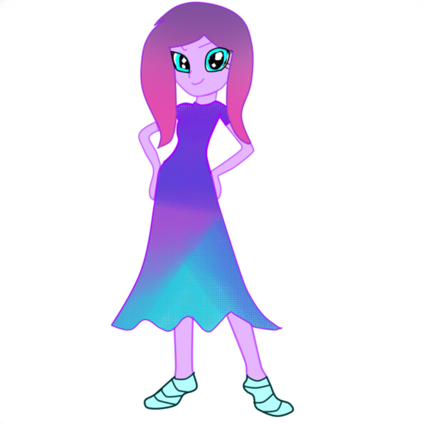 Size: 1024x1024 | Tagged: safe, artist:wonderschwifty, derpibooru import, oc, oc:wonder sparkle, unofficial characters only, equestria girls, .svg available, clothes, dress, eqg promo pose set, equestria girls-ified, simple background, smiling, solo, svg, transparent background, vector