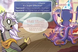 Size: 1000x674 | Tagged: artist:vavacung, comic, comic:my life as a short dragon, derpibooru import, discord, draconequus, eris, female, imminent rape, imminent sex, rule 63, squid, squizard, suggestive, this will end in snu snu