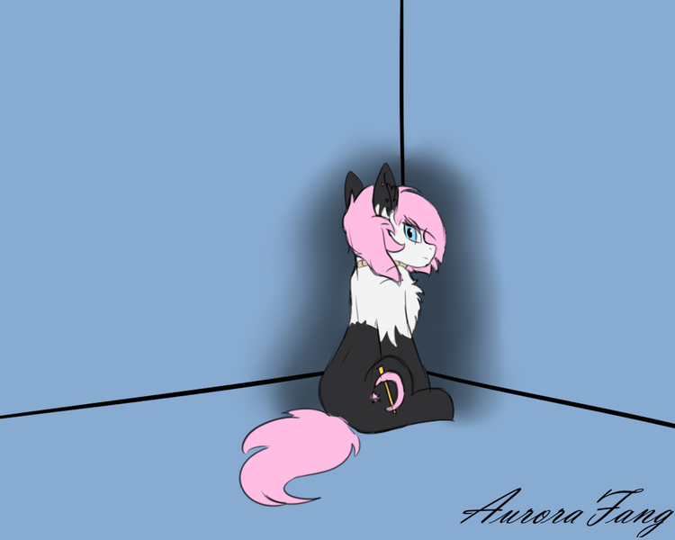 Size: 1000x800 | Tagged: artist:aurorafang, derpibooru import, grumpy, oc, oc:sleepy panda, panda pony, safe, solo