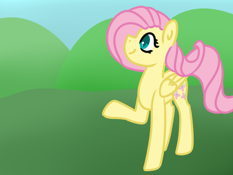 Size: 1600x1200 | Tagged: safe, artist:azure-quill, derpibooru import, fluttershy, pony, field, solo