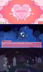 Size: 1280x2160 | Tagged: artist:spookitty, artist:tiarawhy, dating sim, derpibooru import, pony waifu sim, princess luna, suggestive, visual novel