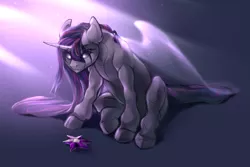 Size: 1701x1133 | Tagged: artist:kerydarling, derpibooru import, female, horn, mare, safe, solo, twilight sparkle