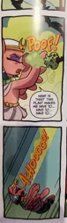 Size: 1227x4032 | Tagged: absurd resolution, allergies, cute, derpibooru import, flower, idw, legends of magic, pollen, safe, sneezing, somnambetes, somnambula, spoiler:comic, spoiler:comiclom11, vine