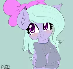 Size: 1900x1802 | Tagged: safe, artist:freefraq, derpibooru import, flitter, pegasus, pony, blushing, clothes, cute, female, flitterbetes, hoodie, mare, simple background, solo, wings
