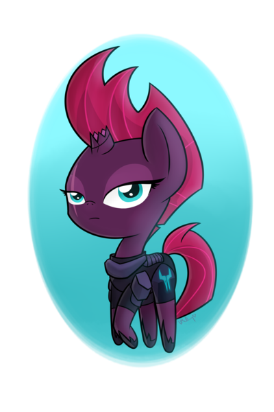 Size: 2400x3600 | Tagged: artist:vcm1824, chibi, derpibooru import, giant head, my little pony: the movie, safe, simple background, solo, tempest shadow, transparent background