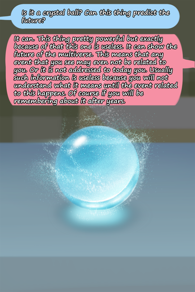 Size: 1003x1500 | Tagged: artist:darkestmbongo, ask ddthemaid, comic, comic:ddthemaid memories, crystal ball, derpibooru import, dialogue, grammar error, oc, oc:d.d, safe, tumblr, tumblr comic, unofficial characters only