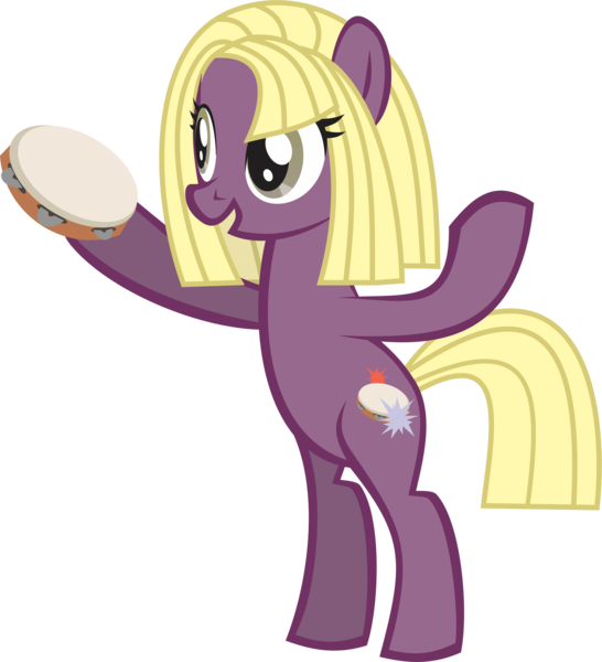 Size: 2440x2679 | Tagged: safe, artist:inkandmystery, derpibooru import, earth pony, pony, bipedal, cindy wilson, hoof hold, musical instrument, simple background, tambourine, the b-52s, transparent background