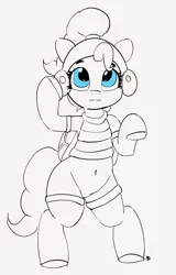 Size: 1280x1996 | Tagged: 30 minute art challenge, alternate hairstyle, artist:pabbley, bipedal, clothes, cosplay, costume, cute, derpibooru import, diapinkes, hammer bro, partial color, pinkie pie, ponytail, safe, socks, super mario bros.