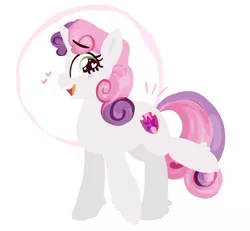 Size: 818x755 | Tagged: safe, artist:smileknife, derpibooru import, sweetie belle, pony, blushing, happy, heart eyes, simple background, smiling, solo, white background, wingding eyes