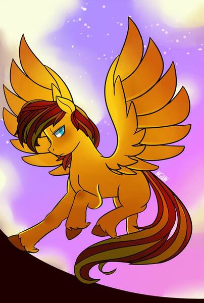 Size: 647x960 | Tagged: safe, artist:felixpheonix66, derpibooru import, oc, oc:archi sketch, unofficial characters only, pegasus, pony, male, solo