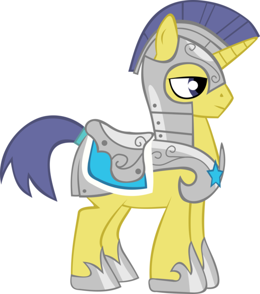 Size: 2419x2729 | Tagged: safe, artist:red4567, derpibooru import, comet tail, pony, unicorn, armor, guard, royal guard, simple background, solo, transparent background, vector