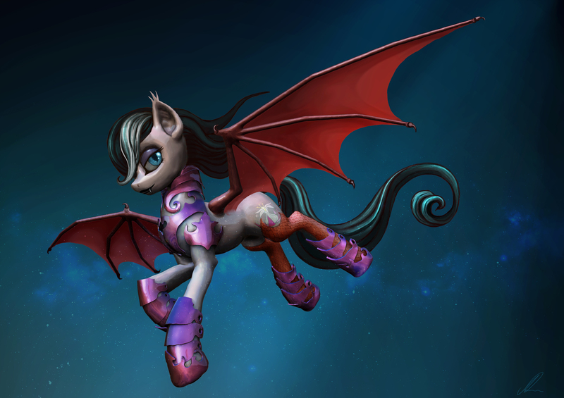 Size: 6000x4239 | Tagged: safe, artist:batponyoc, artist:vitaj, derpibooru import, oc, oc:mourningbelle, bat pony, absurd resolution, bat pony oc, solo