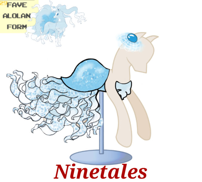 Size: 733x660 | Tagged: alolan ninetales, artist:ask-nora-the-alicorn, artist:catscat111, artist:catscat112, clothes, derpibooru import, dress, mannequin, mlp fashion, ninetales, pokémon, safe, simple background, transparent background