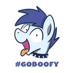 Size: 567x567 | Tagged: safe, artist:sugar morning, derpibooru import, oc, oc:slipstream, unofficial characters only, dog pony, pony, behaving like a dog, boof, boofy, boofy is a good boy, bust, collar, cute, happy, hashtag, male, open mouth, shrunken pupils, simple background, smiling, spiked collar, stallion, tongue out, transparent background