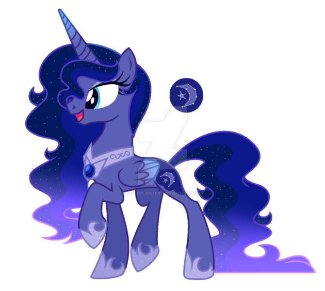 Size: 1024x917 | Tagged: safe, artist:darlyjay, derpibooru import, oc, oc:velta, alicorn, pony, female, mare, offspring, parent:king sombra, parent:princess luna, parents:lumbra, simple background, solo, transparent background, watermark