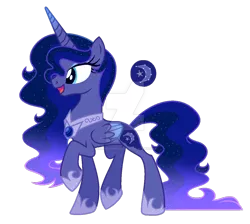 Size: 1024x917 | Tagged: safe, artist:darlyjay, derpibooru import, oc, oc:velta, alicorn, pony, female, mare, offspring, parent:king sombra, parent:princess luna, parents:lumbra, simple background, solo, transparent background, watermark