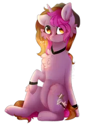 Size: 1237x1781 | Tagged: safe, artist:twinkepaint, derpibooru import, oc, oc:symphony diamond, pony, unicorn, chest fluff, female, mare, simple background, sitting, solo, transparent background