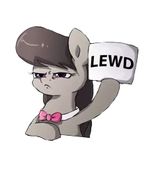 Size: 902x1108 | Tagged: safe, artist:buttersprinkle, derpibooru import, edit, octavia melody, earth pony, pony, :c, female, frown, glare, hoof hold, leaning, lewd, mare, octavia is not amused, rating, score, score cards, simple background, solo, transparent background, unamused