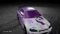 Size: 1920x1080 | Tagged: car, derpibooru import, game screencap, need for speed, need for speed payback, nissan, nissan skyline, rarity, safe, skyline r34, source needed, useless source url, video game