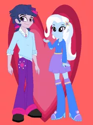 Size: 470x630 | Tagged: safe, artist:jamessentry, derpibooru import, trixie, twilight sparkle, equestria girls, dusk shine, equestria guys, female, half r63 shipping, male, rule 63, shipping, straight, twixie