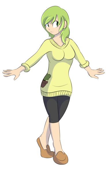 Size: 1565x2553 | Tagged: artist:mrrowboat, clothes, derpibooru import, female, human, humanized, humanized oc, oc, oc:sequoia, safe, simple background, solo, transparent background