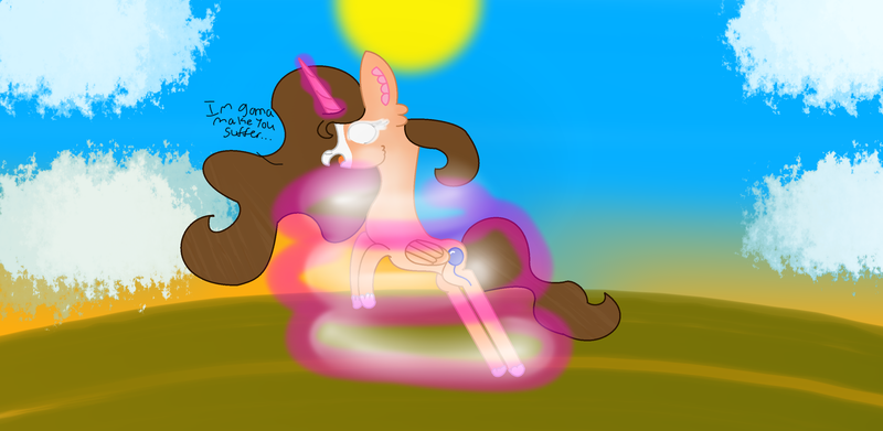 Size: 2954x1444 | Tagged: 1000 hours in ms paint, alicorn, alicorn oc, artist:mlpfan2017, derpibooru import, glowing eyes, oc, safe, solo, spell, transformation, transforming, unofficial characters only