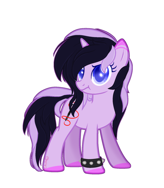 Size: 1369x1569 | Tagged: safe, artist:sodapopfairypony, derpibooru import, oc, oc:chia seed, pony, unicorn, base used, female, mare, simple background, solo, spiked wristband, transparent background, wristband