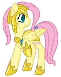 Size: 929x1162 | Tagged: safe, artist:azure-quill, derpibooru import, fluttershy, pony, royal guard armor, simple background, solo, transparent background