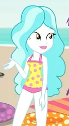 Size: 365x667 | Tagged: safe, derpibooru import, screencap, paisley, equestria girls, equestria girls series, lost and found, clothes, cropped, swimsuit