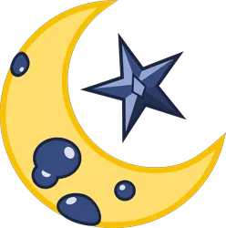 Size: 4000x4026 | Tagged: artist:binkyt11, commission, cutie mark, cutie mark only, derpibooru import, gem, inkscape, moon, oc, oc:ruth lust, safe, simple background, stars, svg, .svg available, transparent background, vector