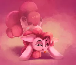 Size: 2000x1714 | Tagged: safe, artist:discorded, derpibooru import, pinkie pie, earth pony, pony, :p, cute, diapinkes, eyes closed, female, handstand, mare, ponk, silly, silly pony, solo, tongue out, upside down