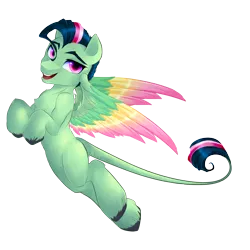 Size: 2500x2500 | Tagged: safe, artist:coremint, derpibooru import, oc, oc:lotus laurel, unofficial characters only, pegasus, pony, colored wings, male, multicolored wings, simple background, solo, stallion, transparent background