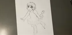 Size: 4032x1960 | Tagged: artist:dj-black-n-white, clothes, derpibooru import, oc, oc:kimmy and mera, offspring, parent:chimera sisters, safe, satyr, toddler, traditional art, tutu, unofficial characters only