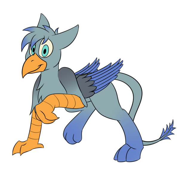 Size: 2000x2000 | Tagged: safe, artist:recordmelodie, derpibooru import, oc, oc:chimalus, unofficial characters only, gryphon, griffon oc, male, simple background, smiling, solo, transparent background