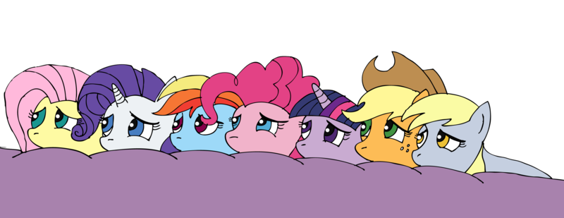 Size: 3366x1302 | Tagged: alternate mane seven, applejack, artist:zefrenchm, derpibooru import, derpy hooves, fluttershy, mane six, pinkie pie, rainbow dash, rarity, safe, simple background, transparent background, twilight sparkle