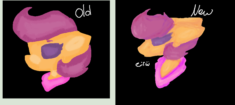 Size: 1069x480 | Tagged: artist:cries-in-russian, comic:ponytale, derpibooru import, oc, oc:ponytale scootaloo, safe, scootaloo, solo