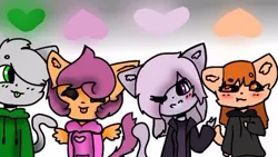 Size: 400x225 | Tagged: anthro, artist:charadreemurr28, comic:ponytale, derpibooru import, edge fam, oc, oc:ember, oc:kolby, oc:ponytale scootaloo, oc:susan, safe, scootaloo