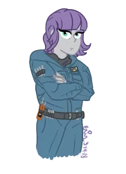 Size: 763x1046 | Tagged: safe, artist:erenerakhard, derpibooru import, maud pie, equestria girls, spoiler:star wars, electro-prod, resistance, rose tico, simple background, solo, star wars, star wars: the last jedi, transparent background