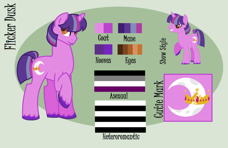 Size: 1840x1196 | Tagged: artist:ficklepickle9421, derpibooru import, magical lesbian spawn, oc, oc:prince flicker dusk, offspring, parent:starlight glimmer, parents:twistarlight, parent:twilight sparkle, safe, solo