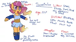 Size: 1398x778 | Tagged: anthro, artist:synnibear03, clothes, comic:ponytale, derpibooru import, dress, oc, oc:ponytale scootaloo, outertale, outertale scootaloo, safe, scootaloo, solo, unofficial characters only