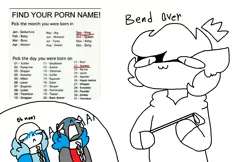 Size: 1176x764 | Tagged: anthro, artist:synnibear03, bend over, comic:ponytale, crossover, derpibooru import, error sans, imminent spanking, implied crossover shipping, implied scootasans, implied shipping, implied straight, oc, oc:ponytale scootaloo, reaction image, sans (undertale), scootaloo, suggestive, undertale