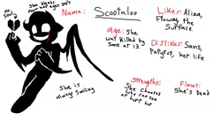 Size: 1446x792 | Tagged: anthro, artist:synnibear03, comic:ponytale, derpibooru import, grimdark, horrortale, horrortale scootaloo, oc, oc:ponytale scootaloo, scootaloo, solo, unofficial characters only