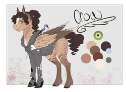 Size: 4016x2932 | Tagged: safe, artist:shadowqueen1999, derpibooru import, oc, oc:crow, bird, pegasus, pony, pet, solo